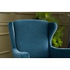 Atelier del Sofa Wing Chair Lola Berjer - Turquoise Turquoise