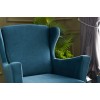 Atelier del Sofa Wing Chair Lola Berjer - Turquoise Turquoise
