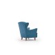 Wing Chair Lola Berjer - Turquoise Turquoise Atelier del Sofa Wing Chair Lola Berjer - Turquoise Turquoise