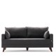 Διθέσιος Καναπές - Bella Sofa - Χρώμα Ανθρακί