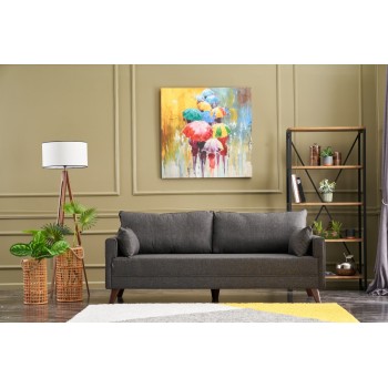 3-Seat Sofa Bella Sofa For 3 Pr - Anthracite Anthracite