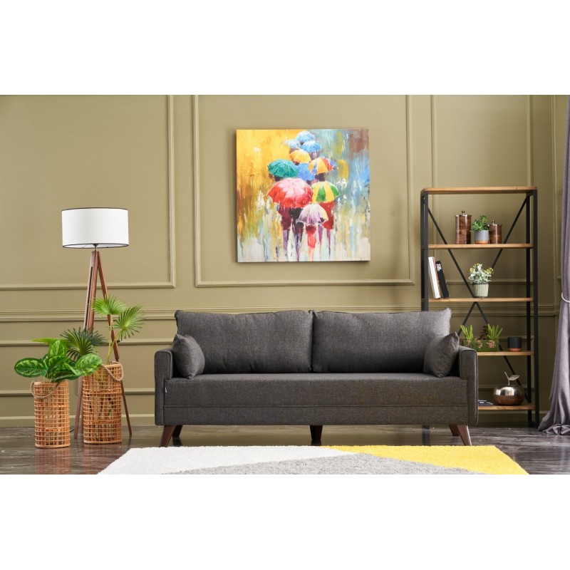 Atelier del Sofa 3-Seat Sofa Bella Sofa For 3 Pr - Anthracite Anthracite