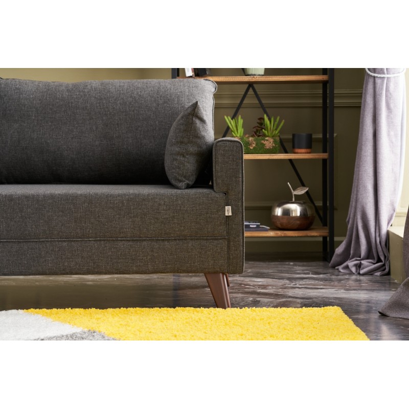 Atelier del Sofa 3-Seat Sofa Bella Sofa For 3 Pr - Anthracite Anthracite