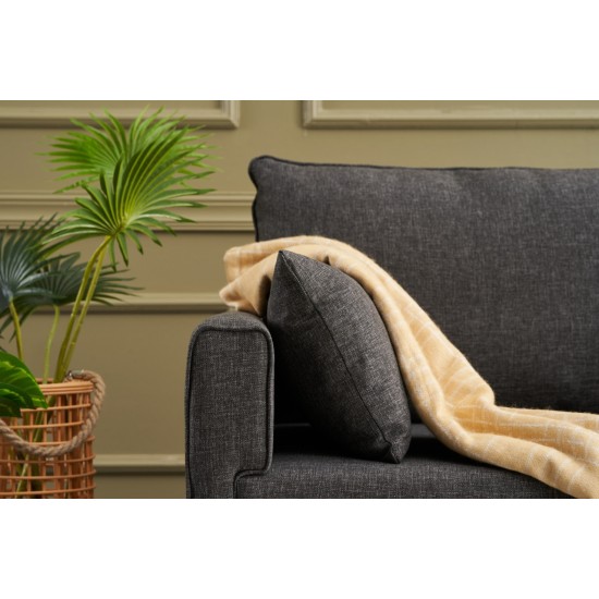 Atelier del Sofa 3-Seat Sofa Bella Sofa For 3 Pr - Anthracite Anthracite
