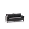 Atelier del Sofa 3-Seat Sofa Bella Sofa For 3 Pr - Anthracite Anthracite