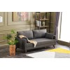 Atelier del Sofa 3-Seat Sofa-Bed Bella Sofa Bed - Anthracite Anthracite