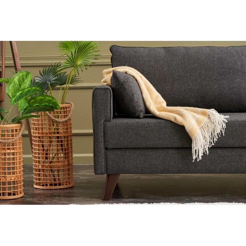 Atelier del Sofa 3-Seat Sofa-Bed Bella Sofa Bed - Anthracite Anthracite