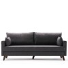 Atelier del Sofa 3-Seat Sofa-Bed Bella Sofa Bed - Anthracite Anthracite