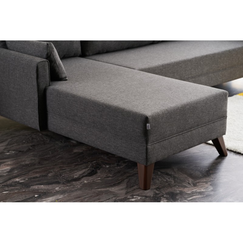 Atelier del Sofa Corner Sofa Bella Corner Sofa Left - Anthracite Anthracite