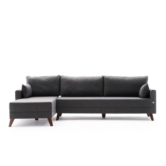 Corner Sofa Bella Corner Sofa Left - Anthracite Anthracite Atelier del Sofa Corner Sofa Bella Corner Sofa Left - Anthracite Anthracite