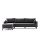 Corner Sofa Bella Corner Sofa Left - Anthracite Anthracite Atelier del Sofa Corner Sofa Bella Corner Sofa Left - Anthracite Anthracite