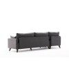 Atelier del Sofa Corner Sofa Bella Corner Sofa Left - Anthracite Anthracite