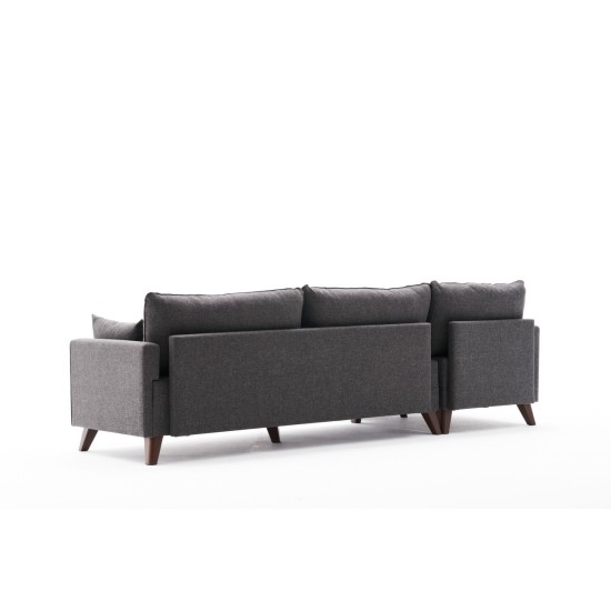 Corner Sofa Bella Corner Sofa Left - Anthracite Anthracite Atelier del Sofa Corner Sofa Bella Corner Sofa Left - Anthracite Anthracite