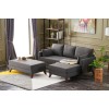 Atelier del Sofa Corner Sofa-Bed Bella Mini Corner Sofa Right - Anthracite Anthracite