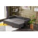 Corner Sofa-Bed Bella Mini Corner Sofa Right - Anthracite Anthracite Atelier del Sofa Corner Sofa-Bed Bella Mini Corner Sofa Right - Anthracite Anthracite