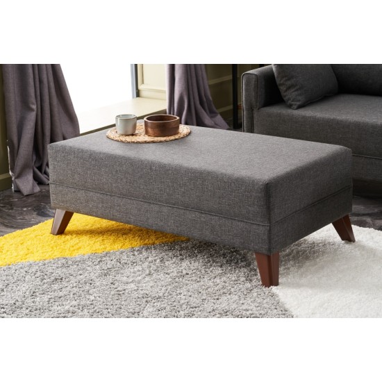 Corner Sofa-Bed Bella Mini Corner Sofa Right - Anthracite Anthracite Atelier del Sofa Corner Sofa-Bed Bella Mini Corner Sofa Right - Anthracite Anthracite