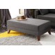 Corner Sofa-Bed Bella Mini Corner Sofa Right - Anthracite Anthracite Atelier del Sofa Corner Sofa-Bed Bella Mini Corner Sofa Right - Anthracite Anthracite