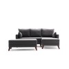 Atelier del Sofa Corner Sofa-Bed Bella Mini Corner Sofa Right - Anthracite Anthracite