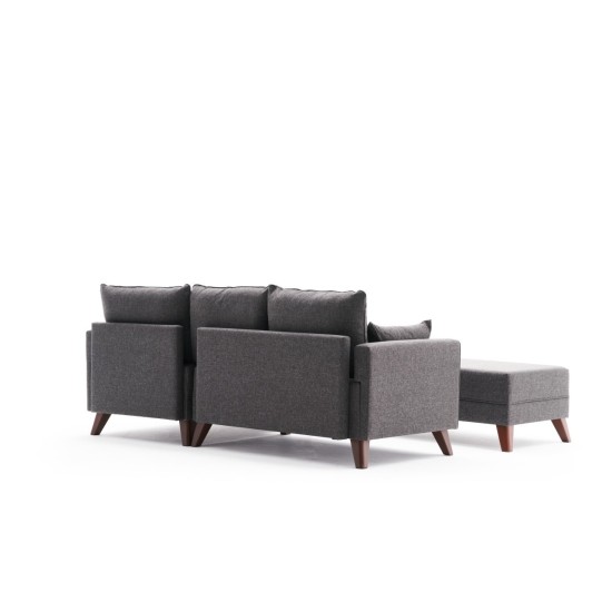 Corner Sofa-Bed Bella Mini Corner Sofa Right - Anthracite Anthracite Atelier del Sofa Corner Sofa-Bed Bella Mini Corner Sofa Right - Anthracite Anthracite