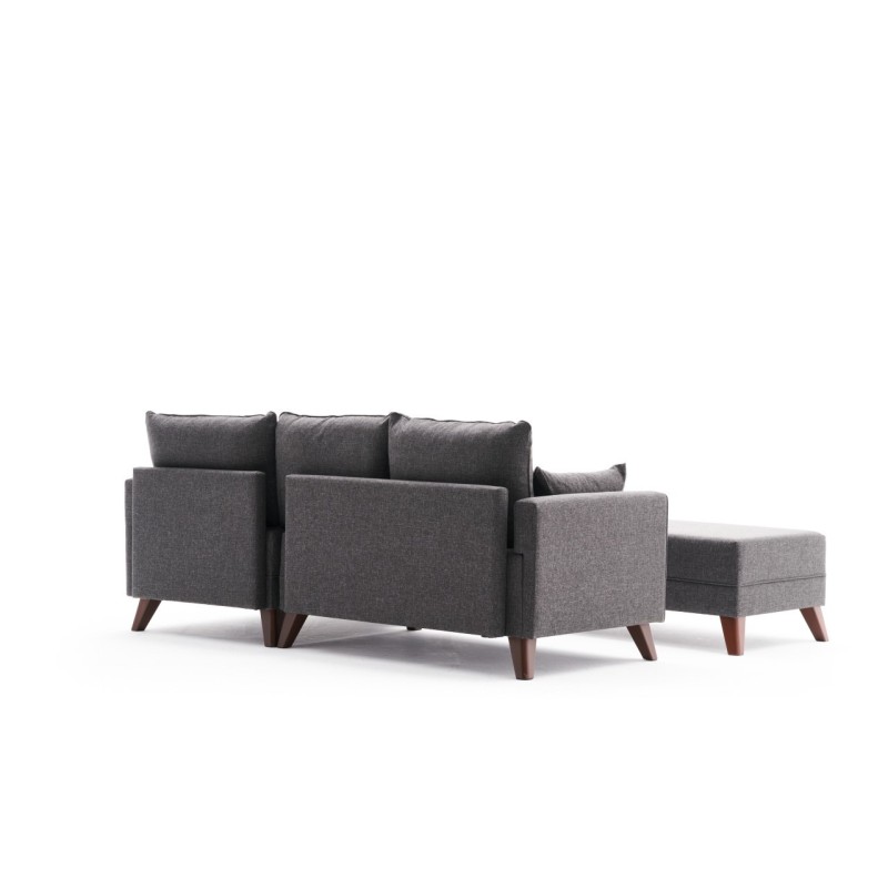 Atelier del Sofa Corner Sofa-Bed Bella Mini Corner Sofa Right - Anthracite Anthracite