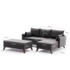 Atelier del Sofa Corner Sofa-Bed Bella Mini Corner Sofa Right - Anthracite Anthracite