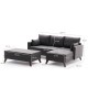 Corner Sofa-Bed Bella Mini Corner Sofa Right - Anthracite Anthracite Atelier del Sofa Corner Sofa-Bed Bella Mini Corner Sofa Right - Anthracite Anthracite
