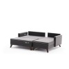 Atelier del Sofa Corner Sofa-Bed Bella Mini Corner Sofa Right - Anthracite Anthracite