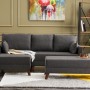 Corner Sofa-Bed Bella Mini Corner Sofa Left - Anthracite Anthracite