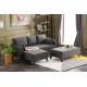 Corner Sofa-Bed Bella Mini Corner Sofa Left - Anthracite Anthracite Atelier del Sofa Corner Sofa-Bed Bella Mini Corner Sofa Left - Anthracite Anthracite