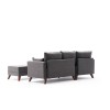 Atelier del Sofa Corner Sofa-Bed Bella Mini Corner Sofa Left - Anthracite Anthracite