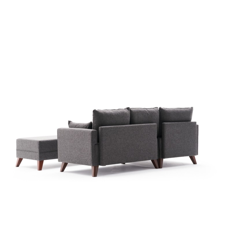 Atelier del Sofa Corner Sofa-Bed Bella Mini Corner Sofa Left - Anthracite Anthracite