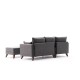 Corner Sofa-Bed Bella Mini Corner Sofa Left - Anthracite Anthracite Atelier del Sofa Corner Sofa-Bed Bella Mini Corner Sofa Left - Anthracite Anthracite