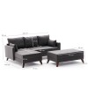 Atelier del Sofa Corner Sofa-Bed Bella Mini Corner Sofa Left - Anthracite Anthracite