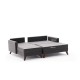 Corner Sofa-Bed Bella Mini Corner Sofa Left - Anthracite Anthracite Atelier del Sofa Corner Sofa-Bed Bella Mini Corner Sofa Left - Anthracite Anthracite