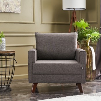 1-Seat Sofa Bella Armchair - Brown Brown