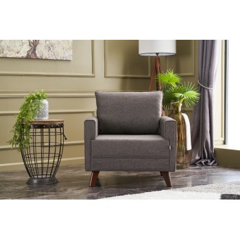 1-Seat Sofa Bella Armchair - Brown Brown