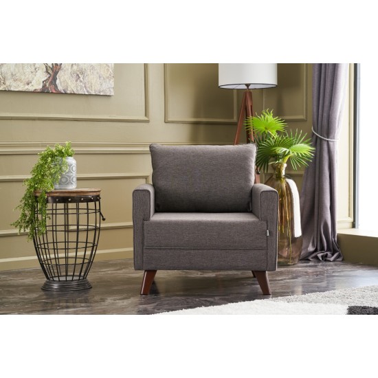 Atelier del Sofa 1-Seat Sofa Bella Armchair - Brown Brown