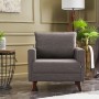 1-Seat Sofa Bella Armchair - Brown Brown