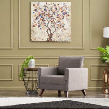 1-Seat Sofa Bella Armchair - Brown Brown