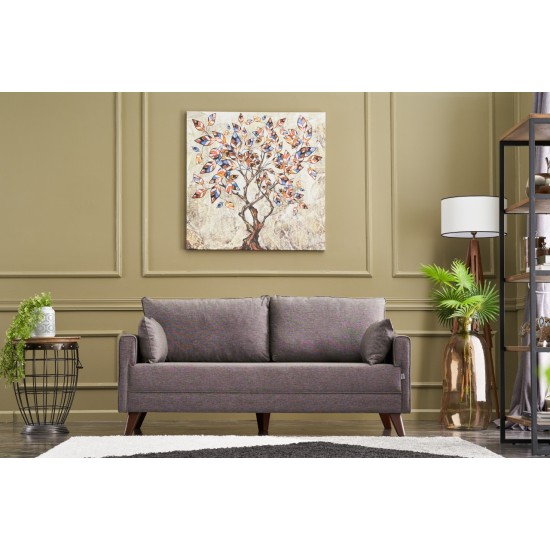 Διθέσιος Καναπές - Bella Sofa - Χρώμα Καφέ - 177x81x85εκ Διθέσιος Καναπές - Bella Sofa - Χρώμα Καφέ - 177x81x85εκ