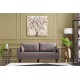Διθέσιος Καναπές - Bella Sofa - Χρώμα Καφέ - 177x81x85εκ Διθέσιος Καναπές - Bella Sofa - Χρώμα Καφέ - 177x81x85εκ