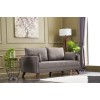 Διθέσιος Καναπές - Bella Sofa - Χρώμα Καφέ - 177x81x85εκ