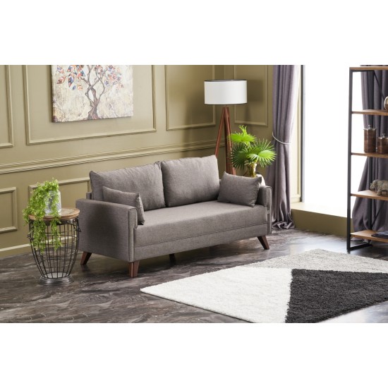 Διθέσιος Καναπές - Bella Sofa - Χρώμα Καφέ - 177x81x85εκ Διθέσιος Καναπές - Bella Sofa - Χρώμα Καφέ - 177x81x85εκ