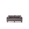 Διθέσιος Καναπές - Bella Sofa - Χρώμα Καφέ - 177x81x85εκ