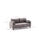 Διθέσιος Καναπές - Bella Sofa - Χρώμα Καφέ - 177x81x85εκ Διθέσιος Καναπές - Bella Sofa - Χρώμα Καφέ - 177x81x85εκ