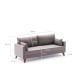 Atelier del Sofa 3-Seat Sofa Bella Sofa For 3 Pr - Brown Brown
