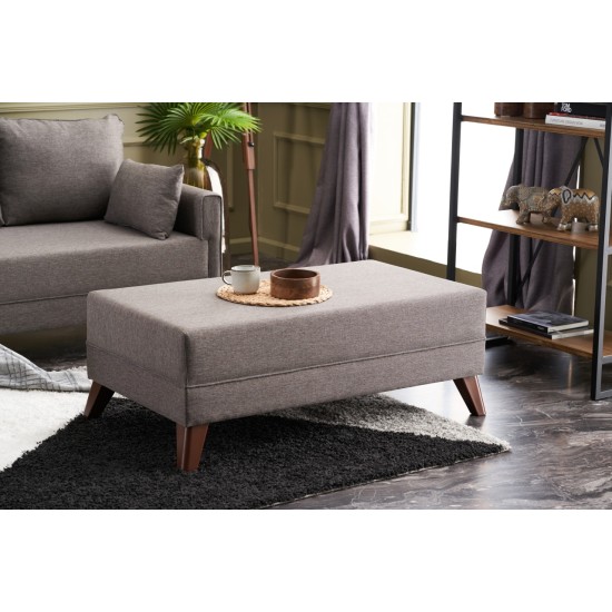 Corner Sofa-Bed Bella Mini Corner Sofa Left - Brown Brown Atelier del Sofa Corner Sofa-Bed Bella Mini Corner Sofa Left - Brown Brown