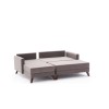 Atelier del Sofa Corner Sofa-Bed Bella Mini Corner Sofa Left - Brown Brown