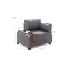 Atelier del Sofa 1-Seat Sofa Fly Right - Beige v2 Beige
