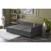 Atelier del Sofa Corner Sofa-Bed Fly Right - Anthracite Anthracite